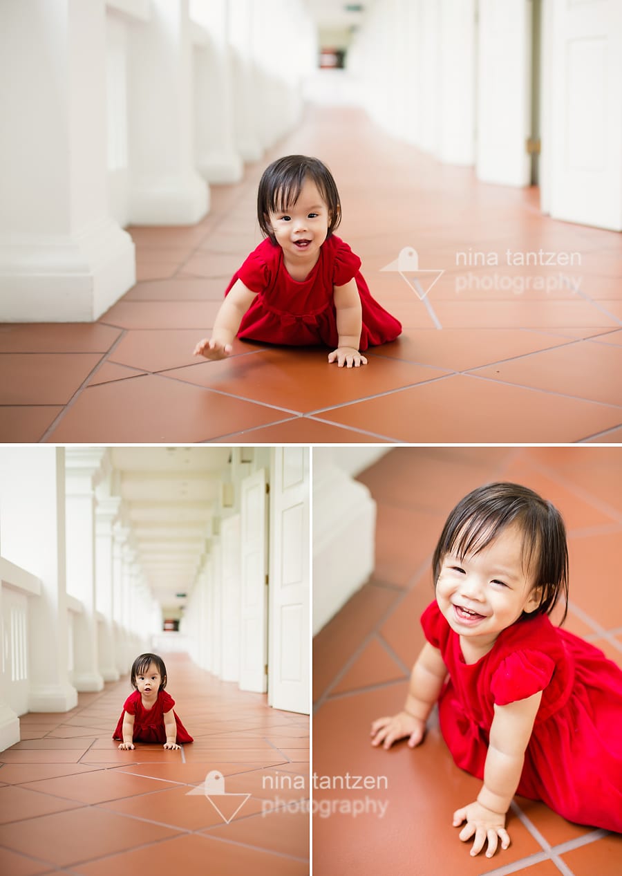 lifestyle portraits of a 1-year-old baby girl