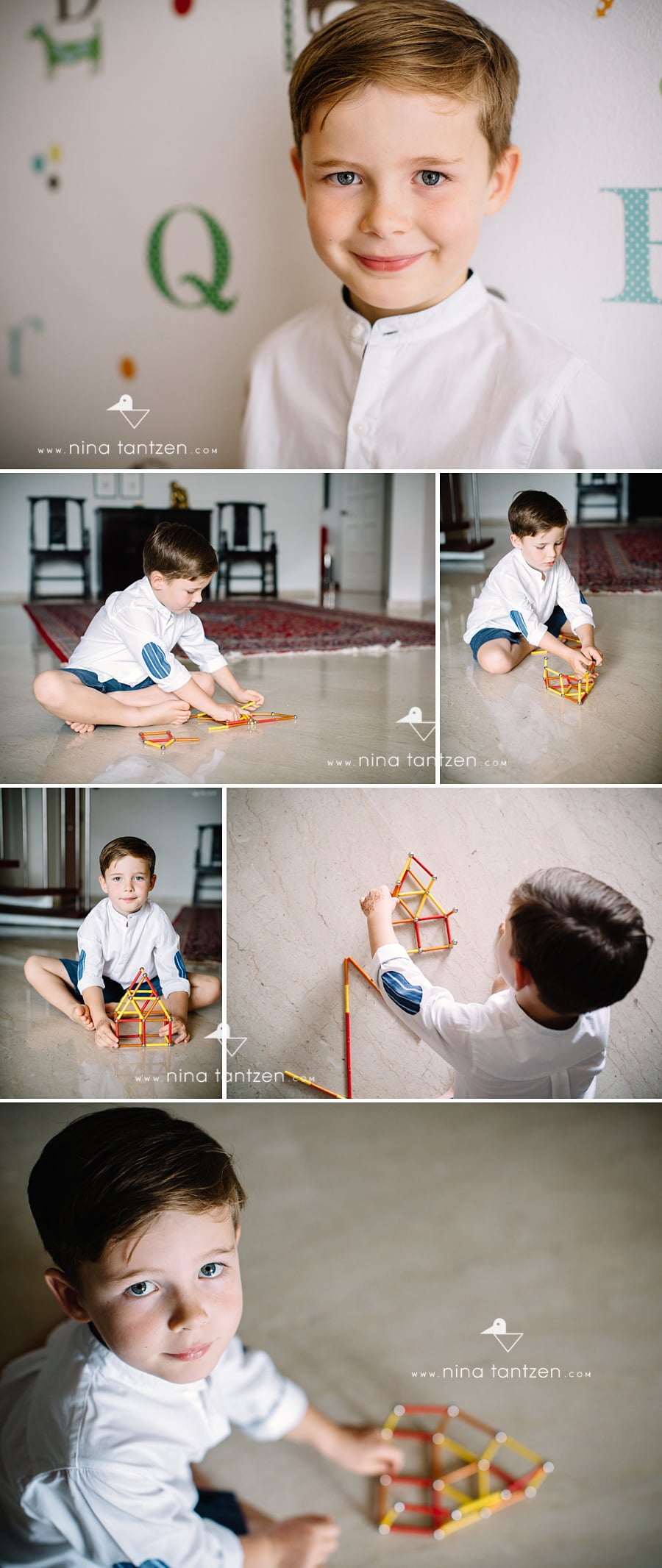 portrait of boy playing in singapore